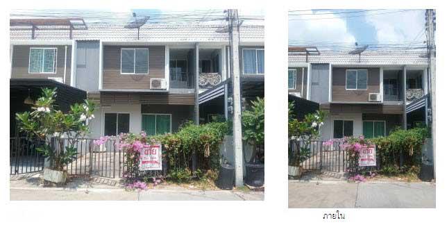 ทาวน์เฮ้าส์หลุดจำนอง ธ.ธนาคารกรุงไทย ปทุมธานี เมืองปทุมธานี หลักหก