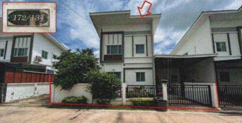 บ้านแฝดหลุดจำนอง ธ.ธนาคารอาคารสงเคราะห์ สมุทรสาคร กระทุ่มแบน สวนหลวง